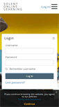 Mobile Screenshot of learn.solent.ac.uk